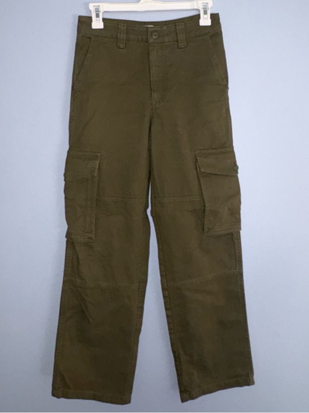 Aritzia TNA Olive Twill Pants